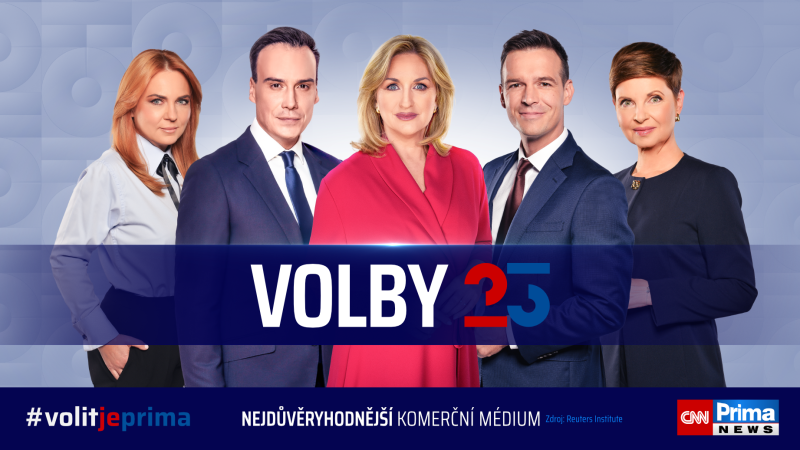 Volby na CNN Prima NEWS druhý zářijový týden: Dva velké speciály i rozhovory s lídry stran