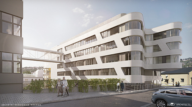 Rekordní zakázka. V novém pavilonu náchodské nemocnice bude urologie i interna