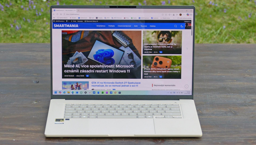 Asus Zenbook A16 recenze: lehký jako peříčko, silný jako buldozer